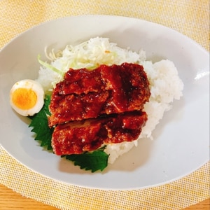 冷凍ソースとんかつでカツ丼